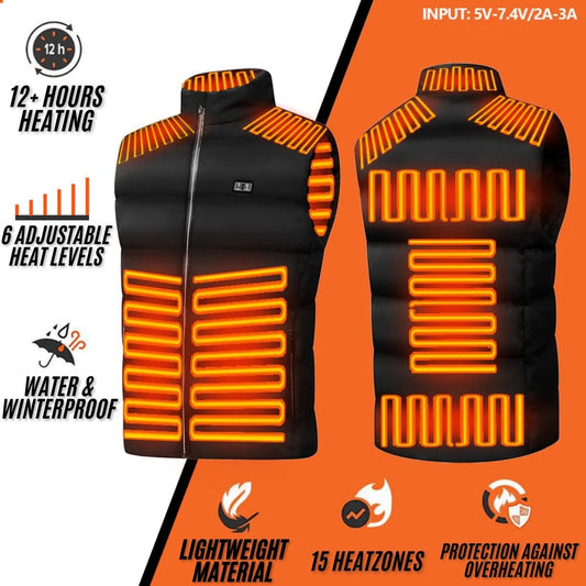 Caleb™ | Versatile Heated Vest with Adjustable Temperature Settings