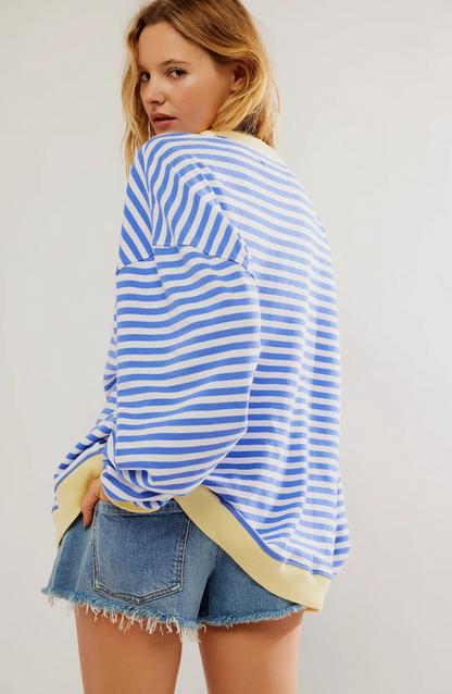 Evy™ | Striped Oversized Sweater | 1+1 FREE