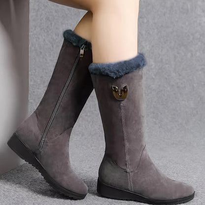 Britt™ | Warm Boots with Side Zipper