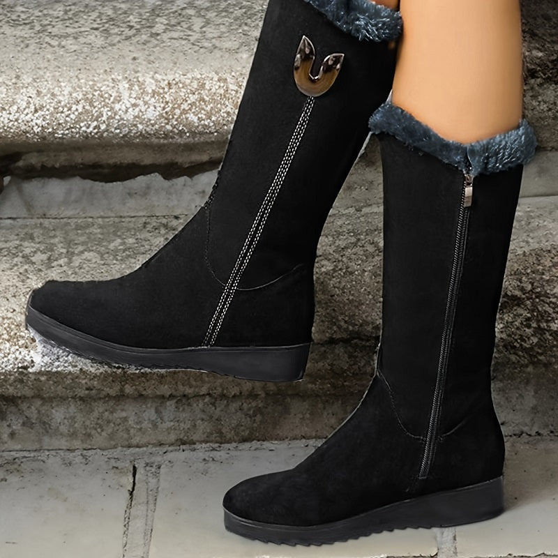 Britt™ | Warm Boots with Side Zipper