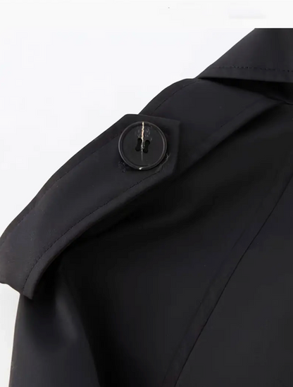 Lena™ | Stylish Buttoned Crop Jacket - A Touch of Elegance for Fall