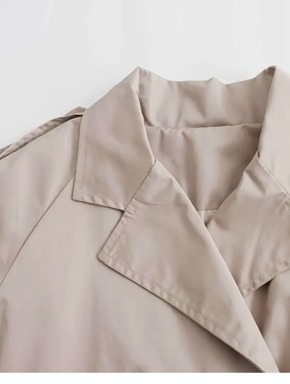 Lena™ | Stylish Buttoned Crop Jacket - A Touch of Elegance for Fall