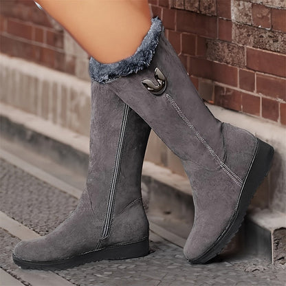 Britt™ | Warm Boots with Side Zipper