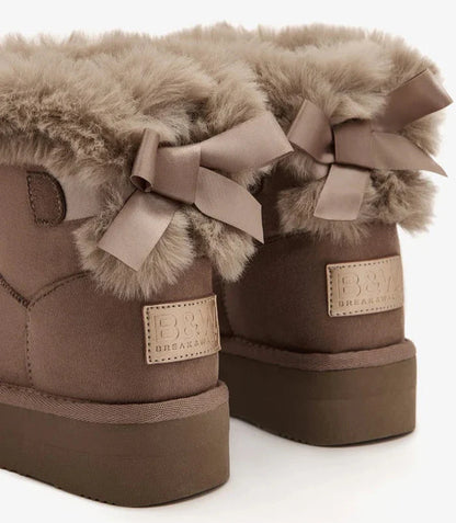 Harper | Water-Repellent Australian Boots with Fur B&M