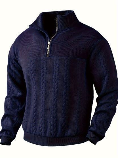 Rafael™ | Vintage Zipper Sweater for Men